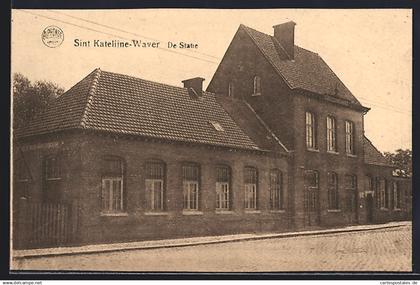 AK Sint Katelijne-Waver, De Statie, Bahnhof