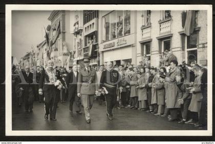 Postcard / ROYALTY / Belgique / België / roi Baudouin / koning Boudewijn / Nieuwkerken-Waas / 1956