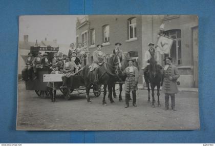 Carte photo Sivry Cortège