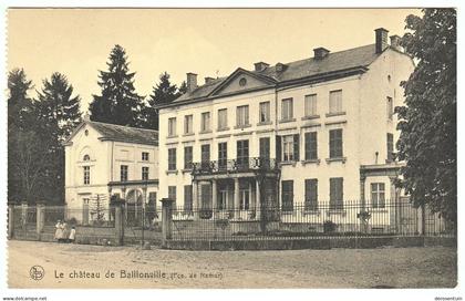 Le château de Baillonville [Massange Nels Somme-Leuze Rabozée het kasteel van]