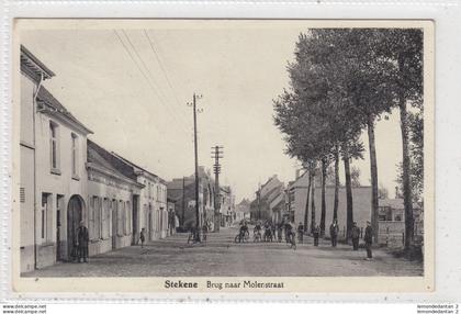 Stekene. Brug naar Molenstraat. *