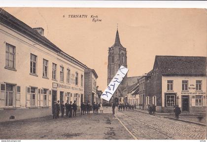 TERNAT :  Kerk  ( Edit.  C. Cisters Schilder Ternath )  met zegel