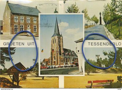 Tessenderlo :  groeten uit  ( groot formaat 15 x 10.5 cm )