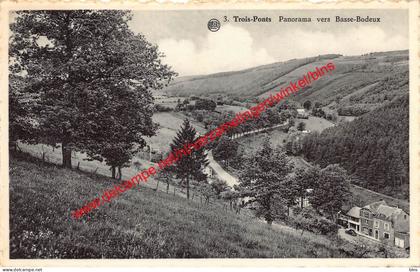 Panorama vers Basse-Bodeux - Trois-Ponts