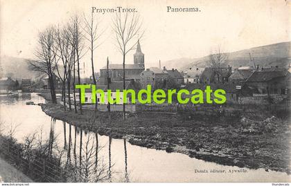 CPA PRAYON TROOZ PANORAMA