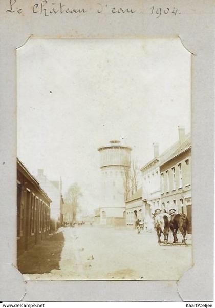 3 Albumine foto's - Turnhout - Le Chateau d'eau 1904 - Watertoren.