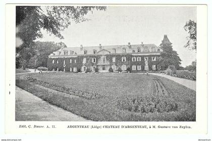 Argenteau Liége Château d'Argenteau, à M. Gustave van Zuylen [Edit G Baune A 11 Imp L van der Aa Visé Wezet kasteel het]