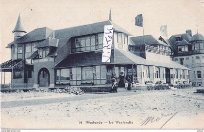 WESTENDE  :    ( 1906    met zegel )