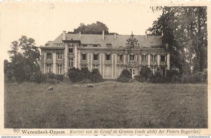 BELGIQUE - Wezembeek Oppem - Kasteel - Graaf de Grunne - Paters Bogardes - Albert - monument - Carte postale ancienne