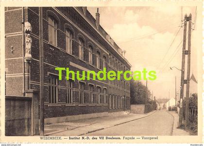 CPA WEZEMBEEK WESEMBEEK INSTITUT N D DES VII DOULEURS