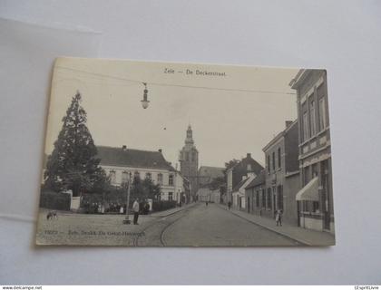 ZELE De Deckerstraat Animée Carte Postale CP AK PK