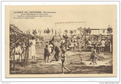 Carte Postale - Laiterie de LEKKERBEK - NIEUWMUNSTER - Entre Wenduyne et Coq sur mer - N2 - CPA  //