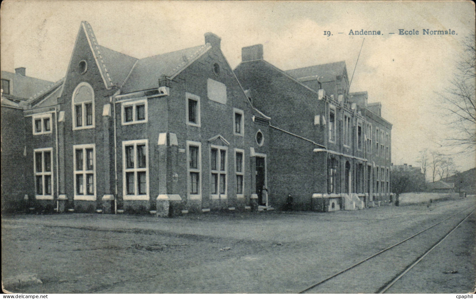 Belgie Belgique CPA Andenne Ecole Normale