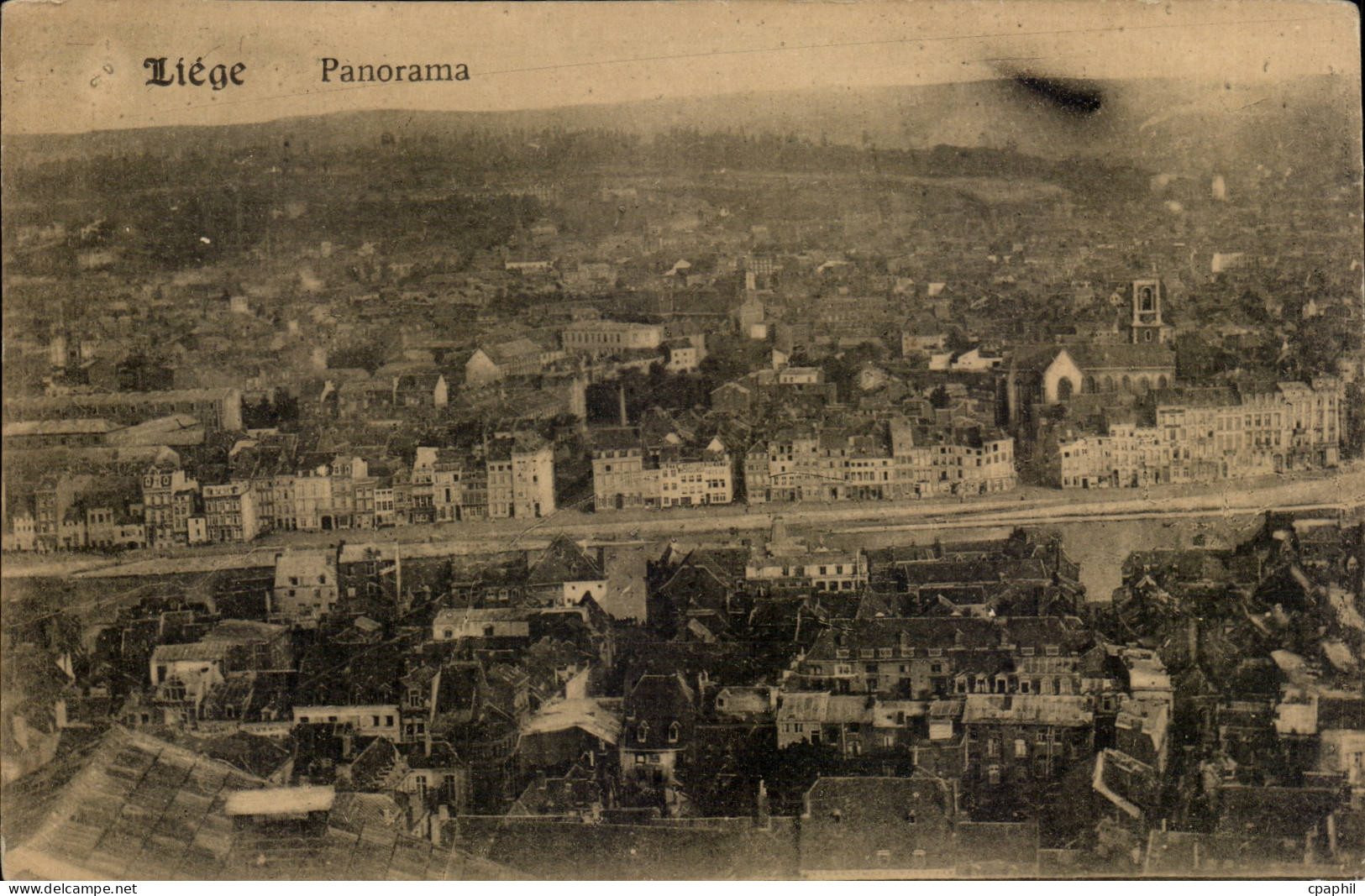 Belgie Belgique CPA Liege Panorama