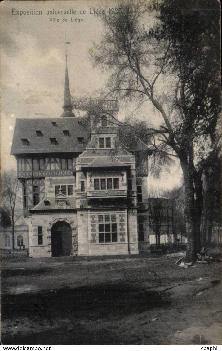 Belgie Belgique Exposition universelle de Liege 1905 CPA Ville de liege