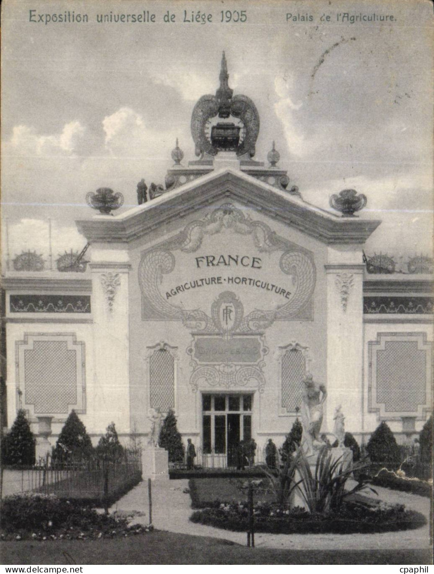 Belgie Belgique Liege CPA Exposition universelle de Liege 195 Palais de l'agriculture