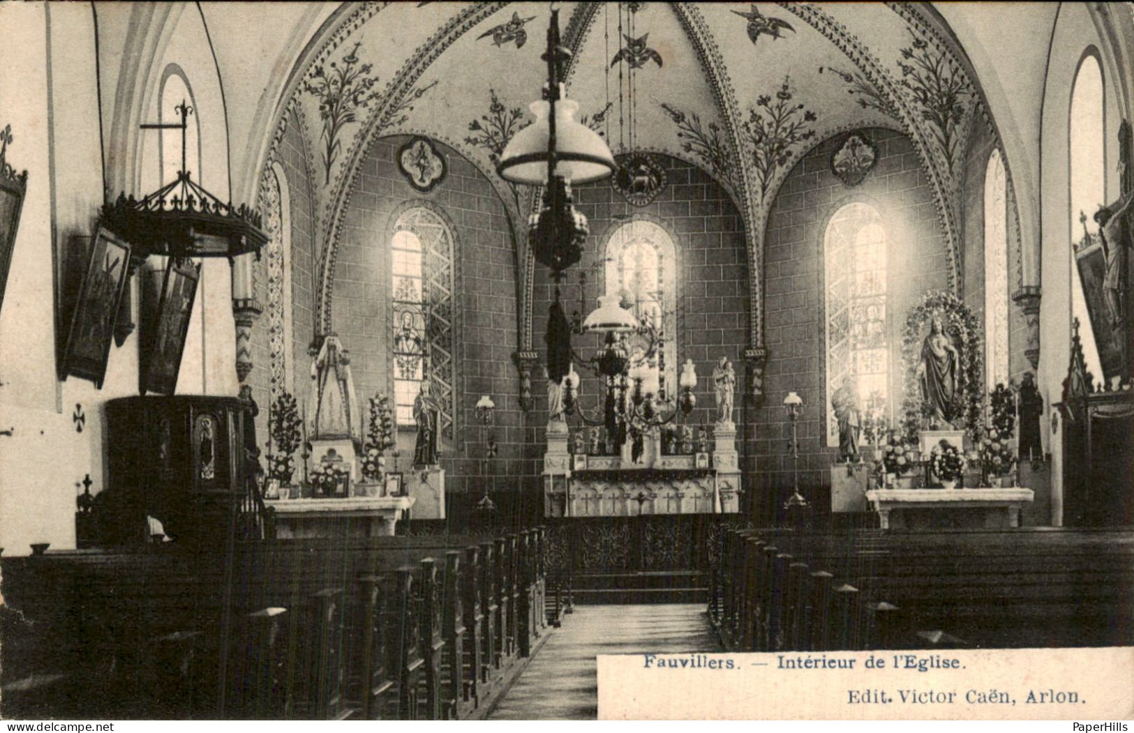 België Belgium Belgique - Fauvillers - Intérieur de l'Eglise