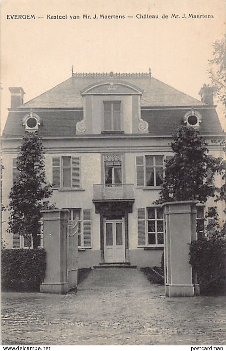 België - EVERGEM (O. Vl.) Kasteel van Mr. J. Maertens