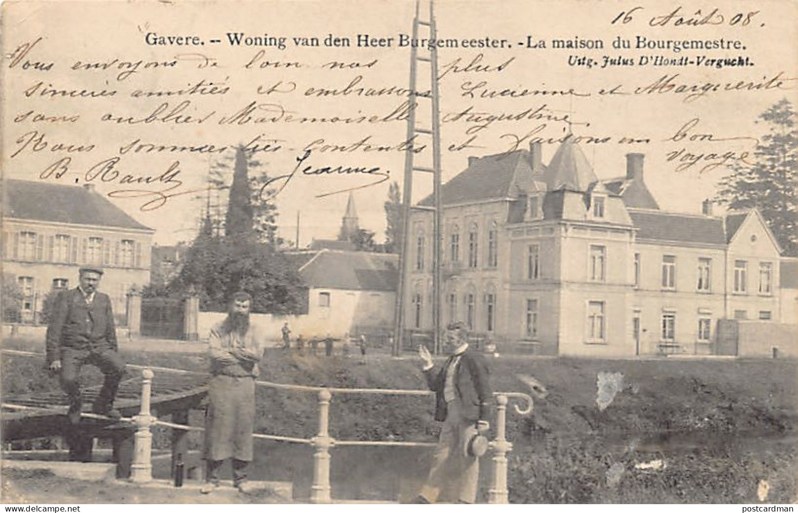 België - GAVERE (O. Vl.) Woning van den Heer Burgemeester