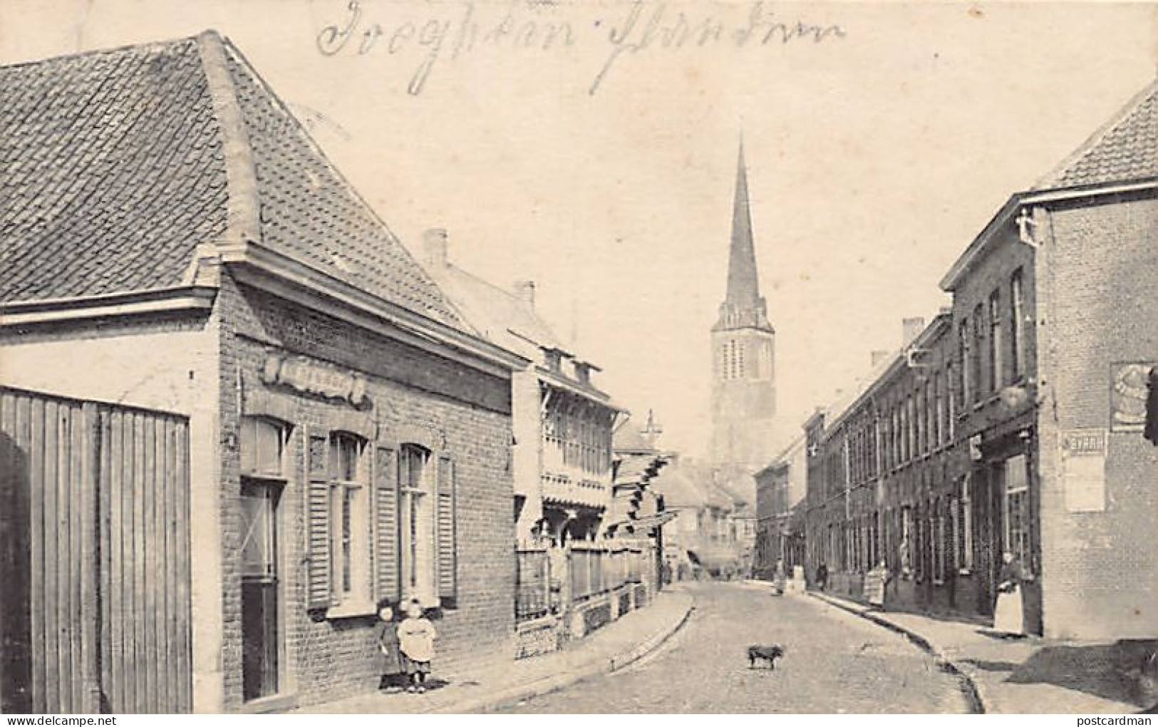 België - IZEGEM (W. Vl.) Baan naar Kortrijk