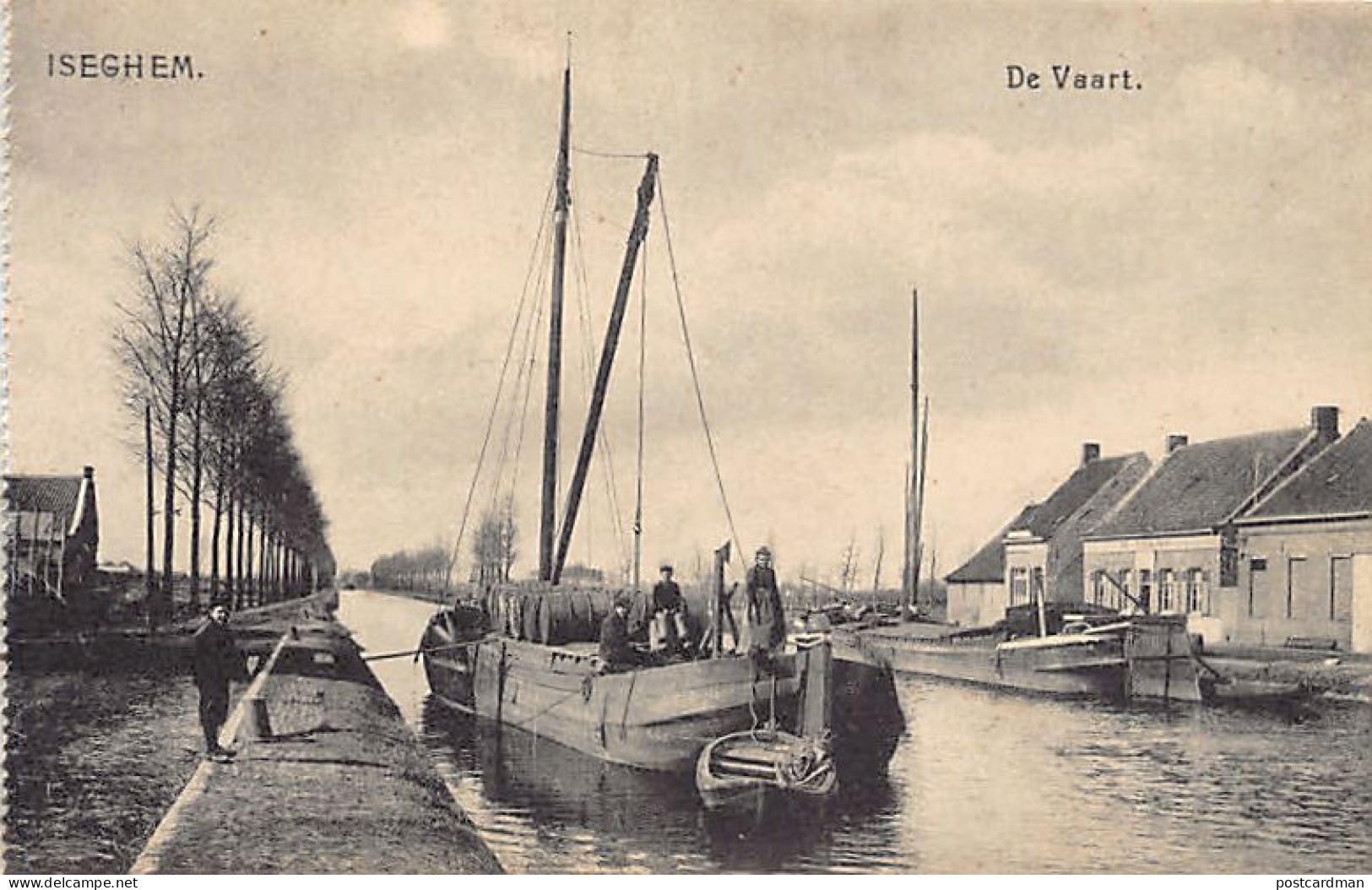 België - IZEGEM (W. Vl.) De Vaart - Binnenvaartschip