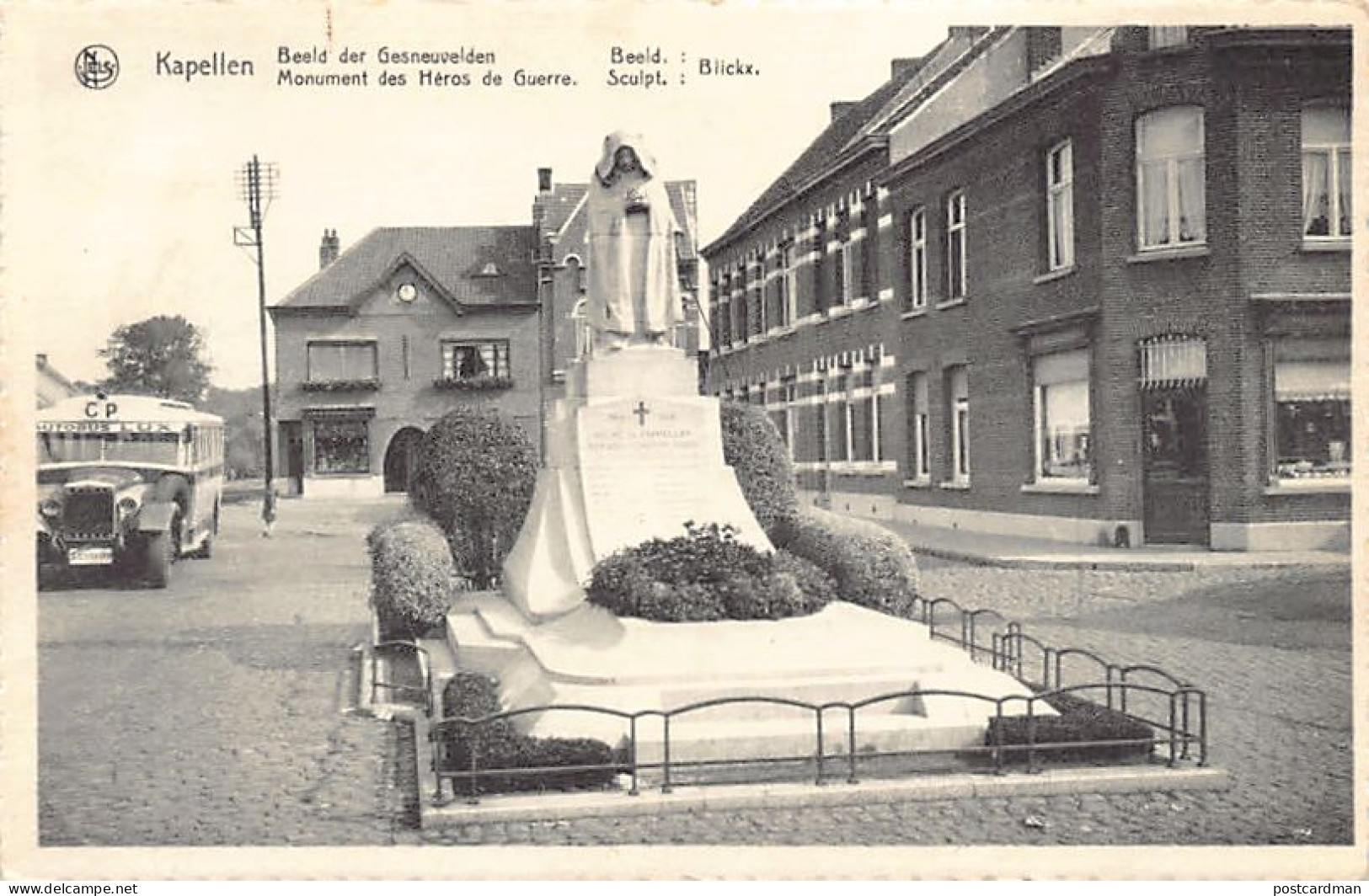 België - KAPELLEN (Ant.) Beeld der Gesneuvelden