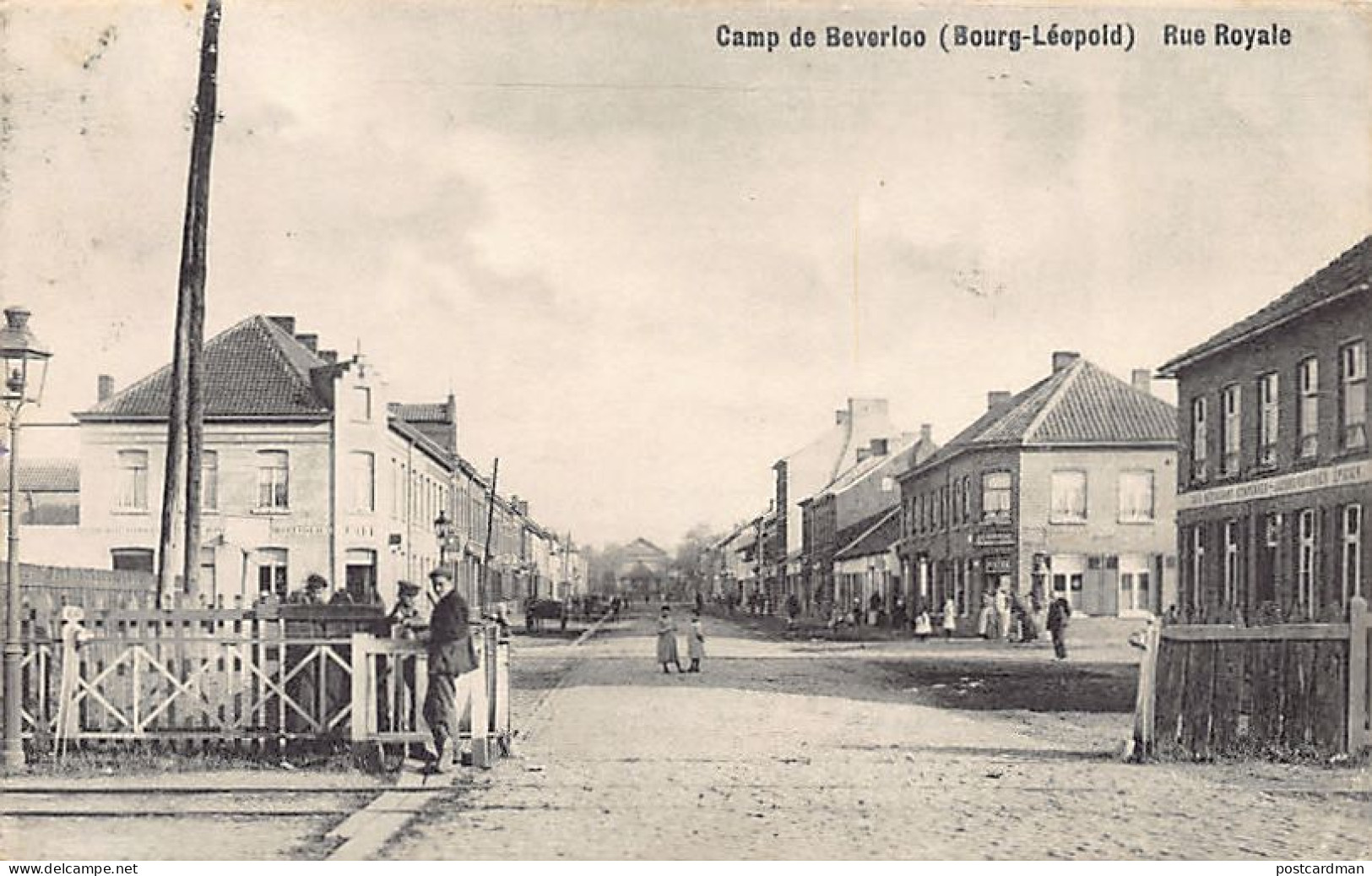 België - Leopoldsburg - Camp de Beverloo - Rue Royale.