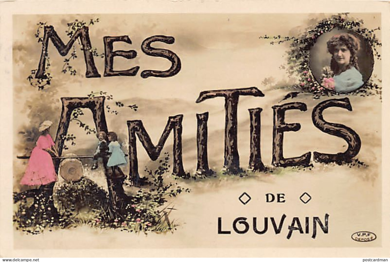 België - LEUVEN (Vl. Br.) Mes Amitiès de Louvain - Mijn vriendschappen uit Leuven - Uitg. onbekend