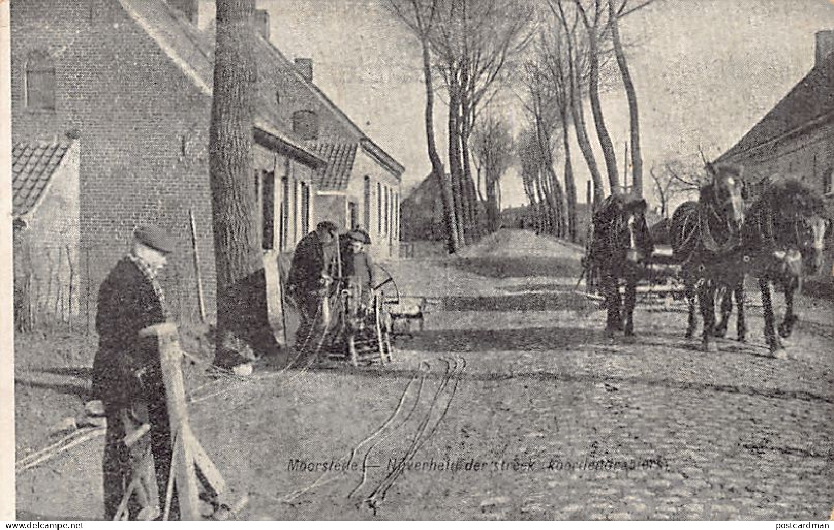 België - MOORSLEDE (W. Vl.) Nijverheld der streek (koordendraaiers)