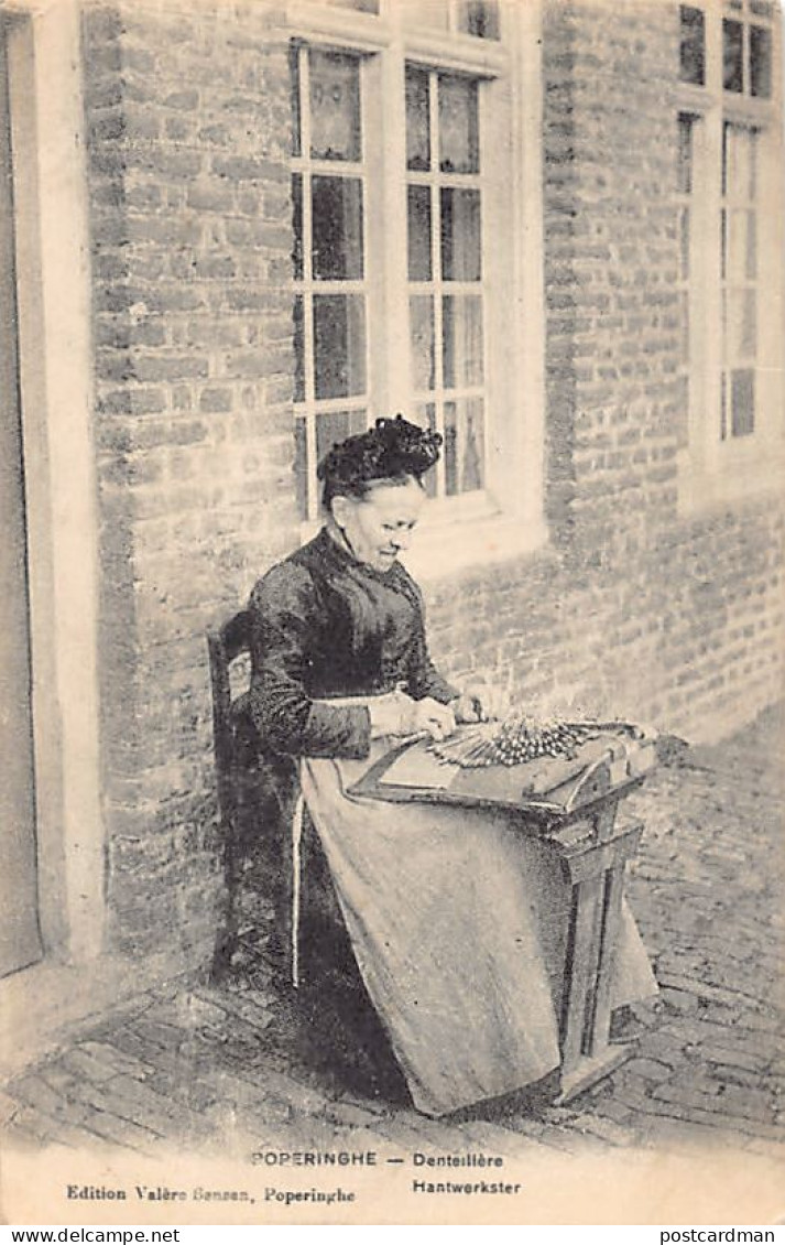 België - POPERINGE (W. Vl.) Kantwerkster - Dentellière - Lacemaker