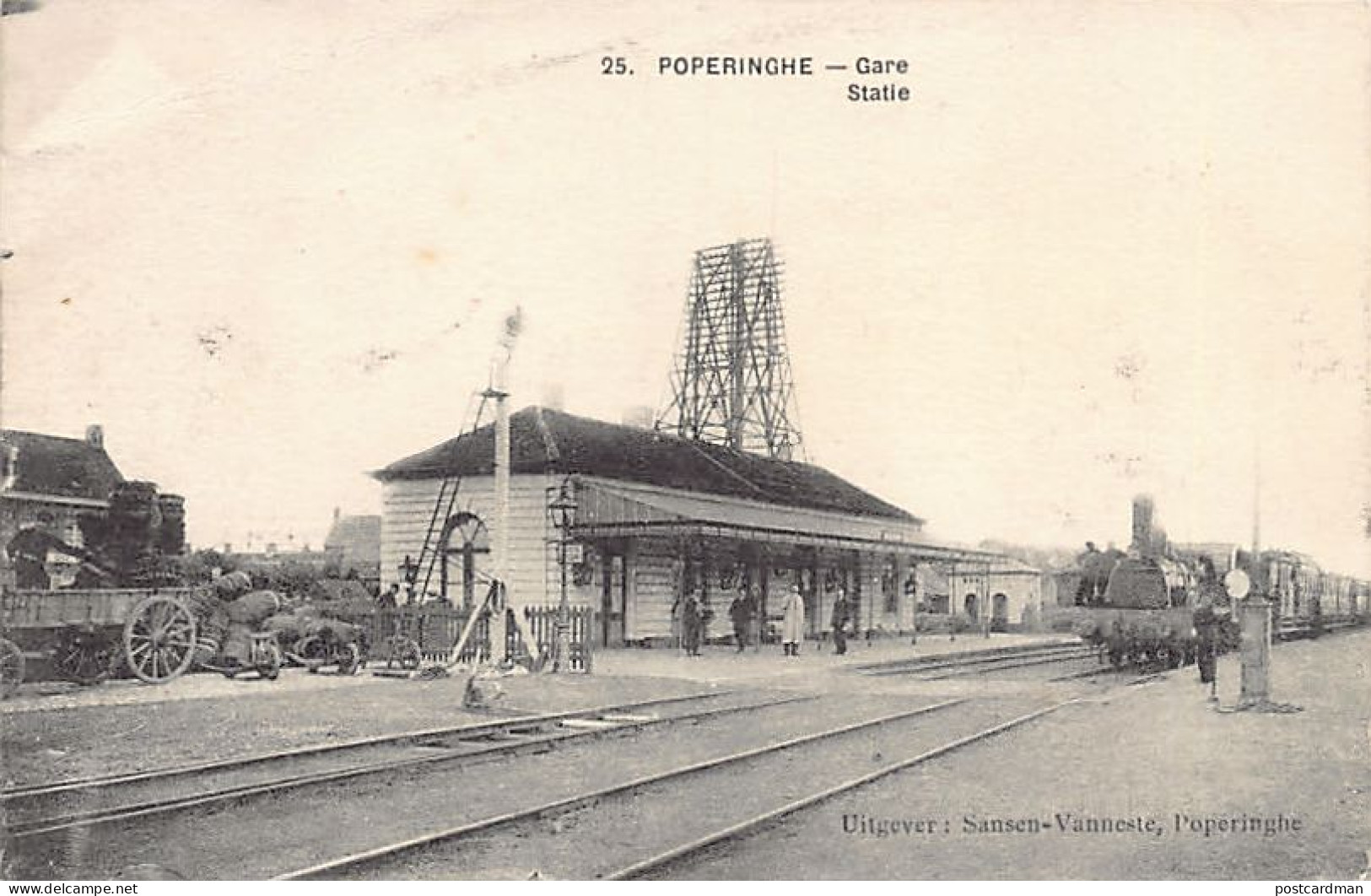 België - POPERINGE (W. Vl.) Statie - Gare
