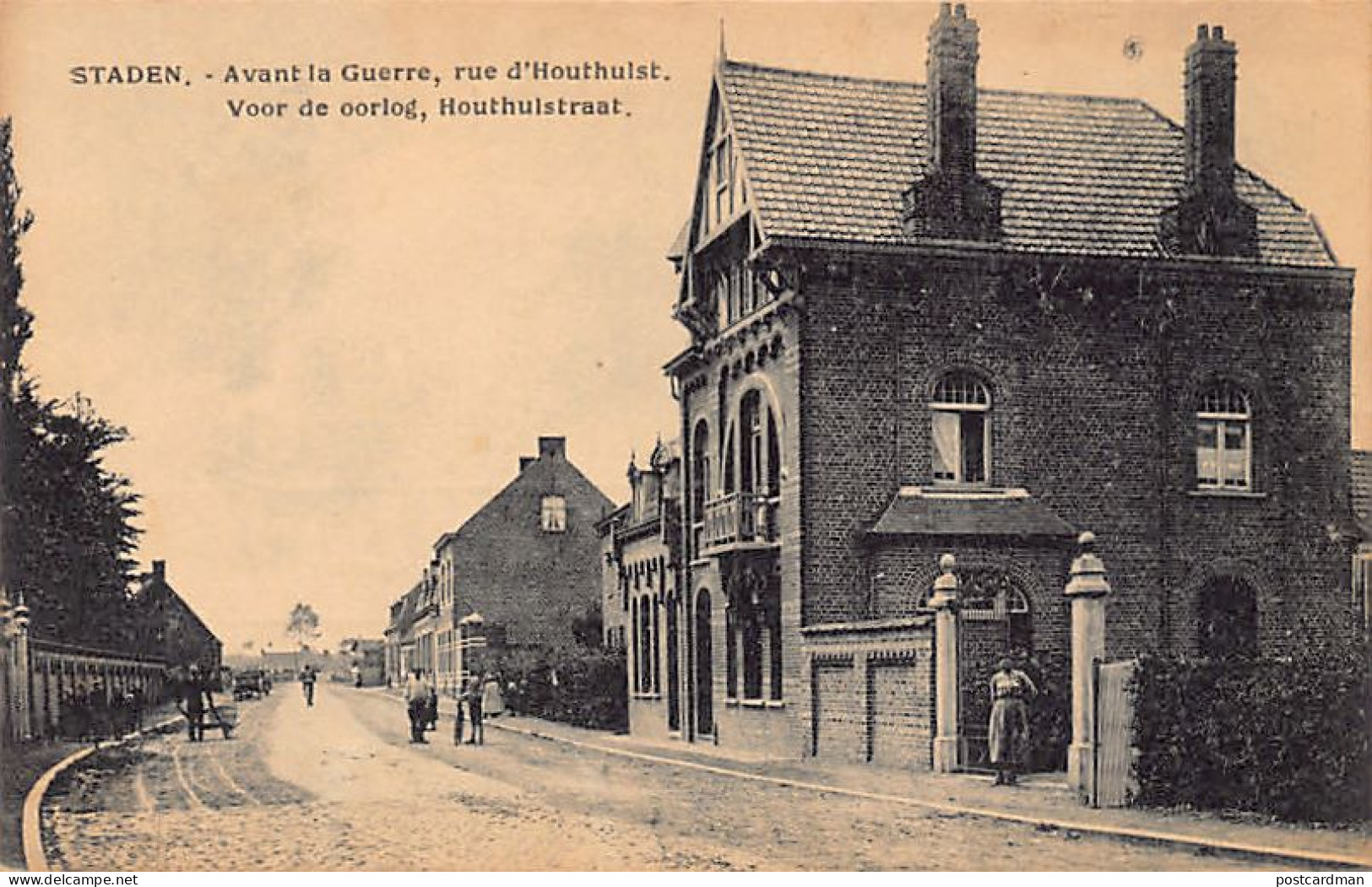 België - STADEN (W. Vl.) Voor de Oorlog, Houthuistraat