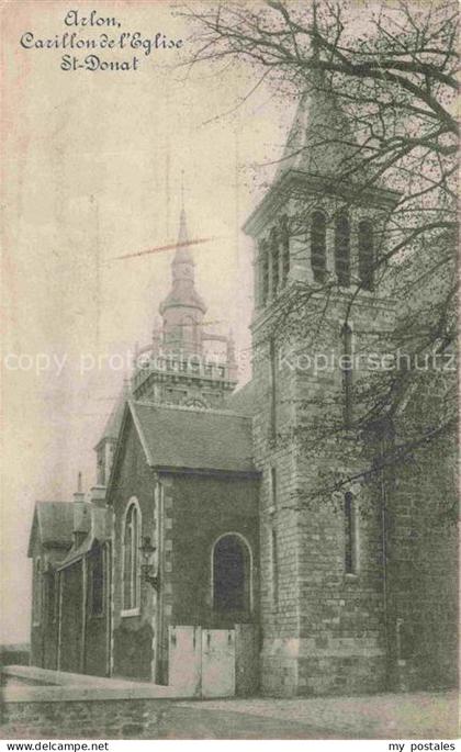 ARLON Aarlen Wallonie Belgie Carillon Eglise-St-Donat Kirchturm Kirche Glockensp