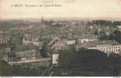 ARLON Aarlen Wallonie Belgie Panorama vu de l'Eglise St Martin