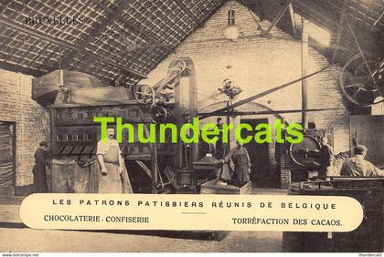 CPA LES PATRONS PATISSIERS REUNIS DE BELGIQUE BRUXELLES CHOCOLAT CHOCOLATERIE CONFISERIE