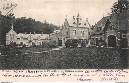 [-5%] BELGIQUE - Amblève - Vallée de lAmblève - Château Ancion - Carte postale ancienne