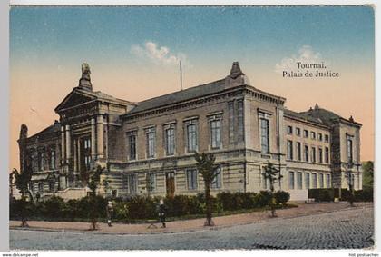 (24445) AK Tournai, Doornik, Justizpalast, vor 1945