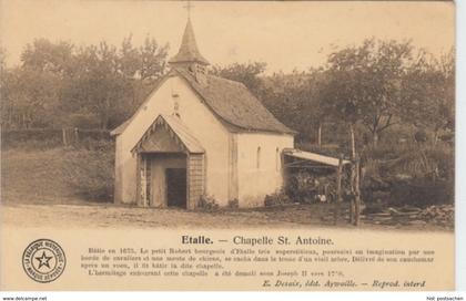 (599) AK Etalle, Kapelle St. Antoine, vor 1945