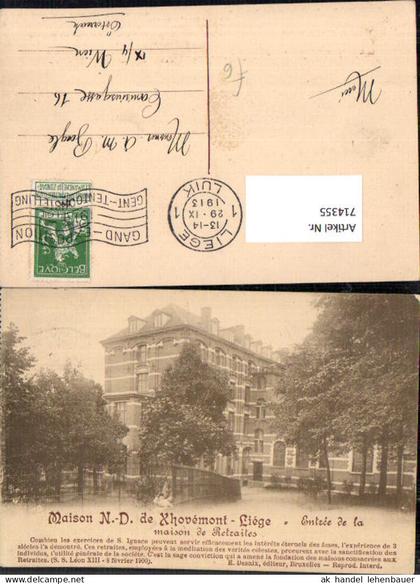 714355 Liege Lüttich Maison N.D. Xhovemont Liege