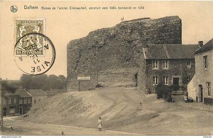 - belgique -ref-A612- dalhem - ruines ancien chateau fort - nels -