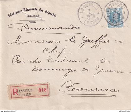 SA60 Belgium Lessines Lessen Federation Regionale de Deportes 1927 used cover