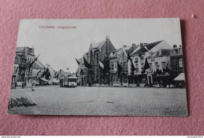 CPA - DEURNE ( ANTWERPEN ANVERS ) - COGELSPLEIN ( TRAM EN MOYEN PLAN ) - 1908