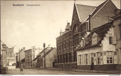 CPA Borsbeek Flandern Antwerpen, Rathaus