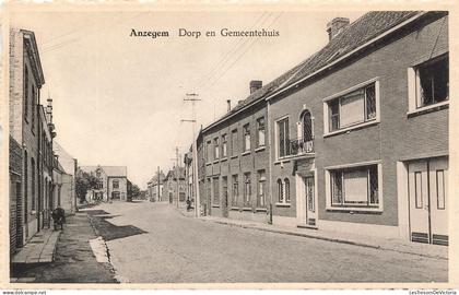 [-35%] BELGIQUE - Anzegem - Drop en Gemmentehuis - Route de la ville - Carte postale ancienne