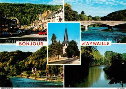 Aywaille Ortspartie Fluss Bruecke