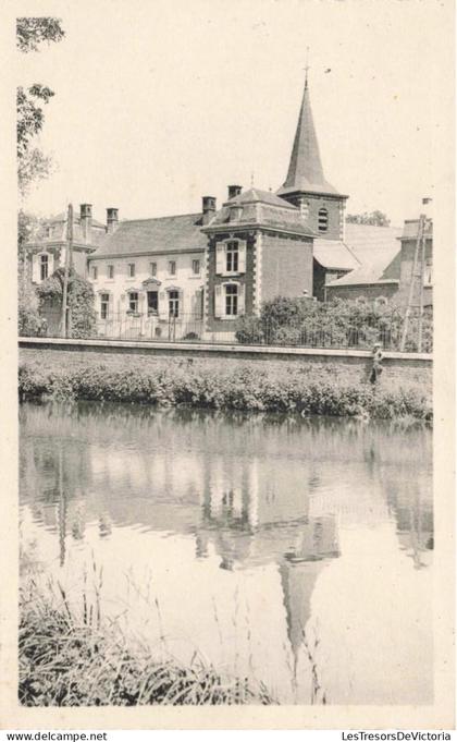 [-15%] BELGIQUE - Berloz - Le Château et lEglise  - Carte Postale Ancienne