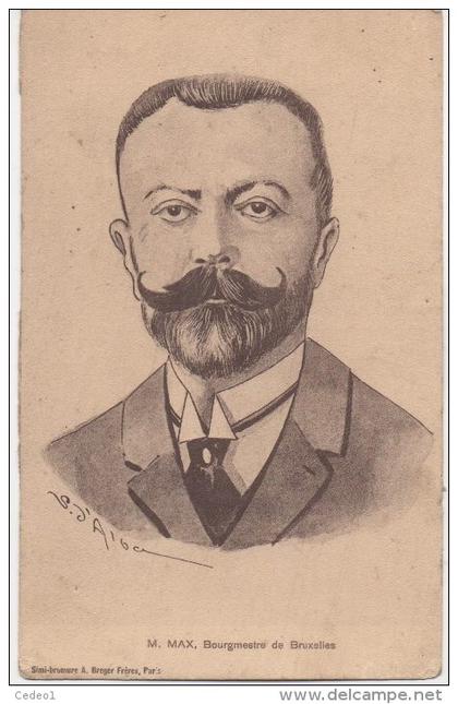 M.MAX  BOURGMESTRE DE BRUXELLES