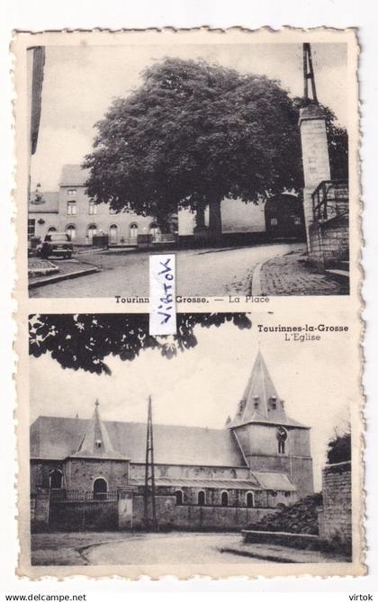 Tourinnes-La-Grosse :  La Place  &  L'Eglise  ( edit :  Willems )  pas ecrit
