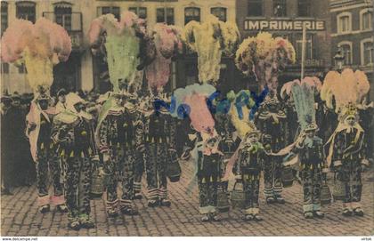 BINCHE :  le carnaval  (  1928 )  Gilles en grande tenue