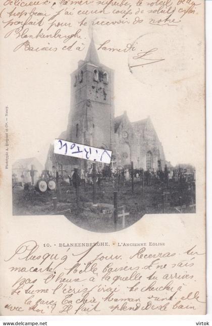 BLANKENBERGE :   (  1900 met zegel )